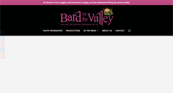 Desktop Screenshot of bardinthevalley.com